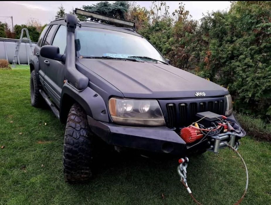Jeep Grand Cherokee 2.7 crd silnik mercedes lift wciagarka raptor ledbary