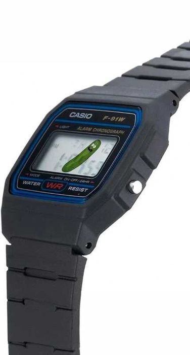 Casio F91W Modificado – Edição Rick & Morty, Novo