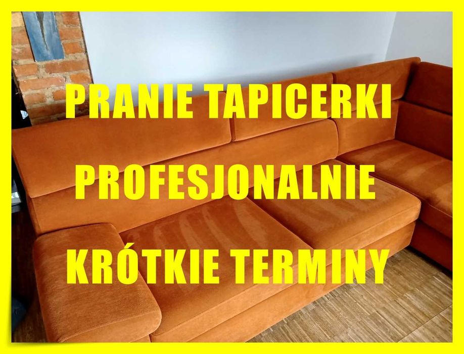 Pranie czyszczenie tapicerki Karcher, dywany, narożniki, z dojazdem