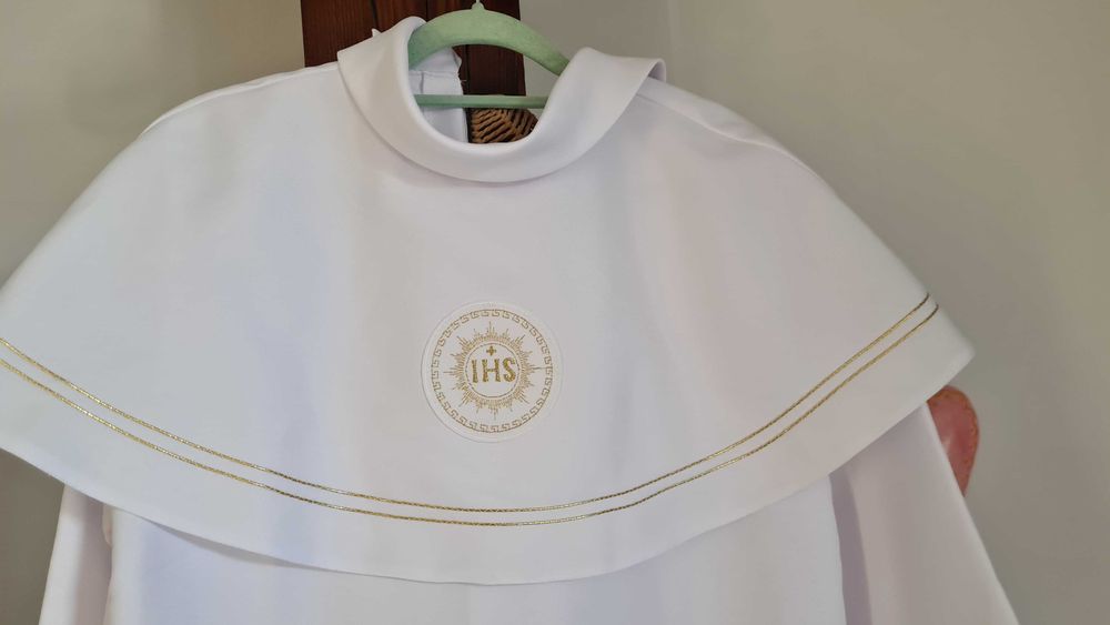 Alba komunijna dla dziewczynki na 140 cm