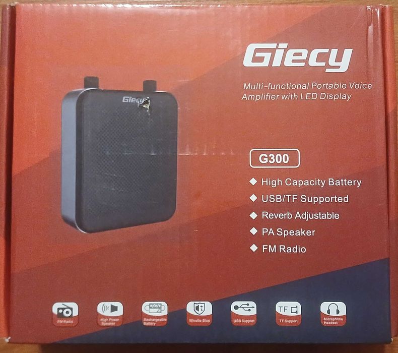 Портативний підсилювач голосу Giecy G300