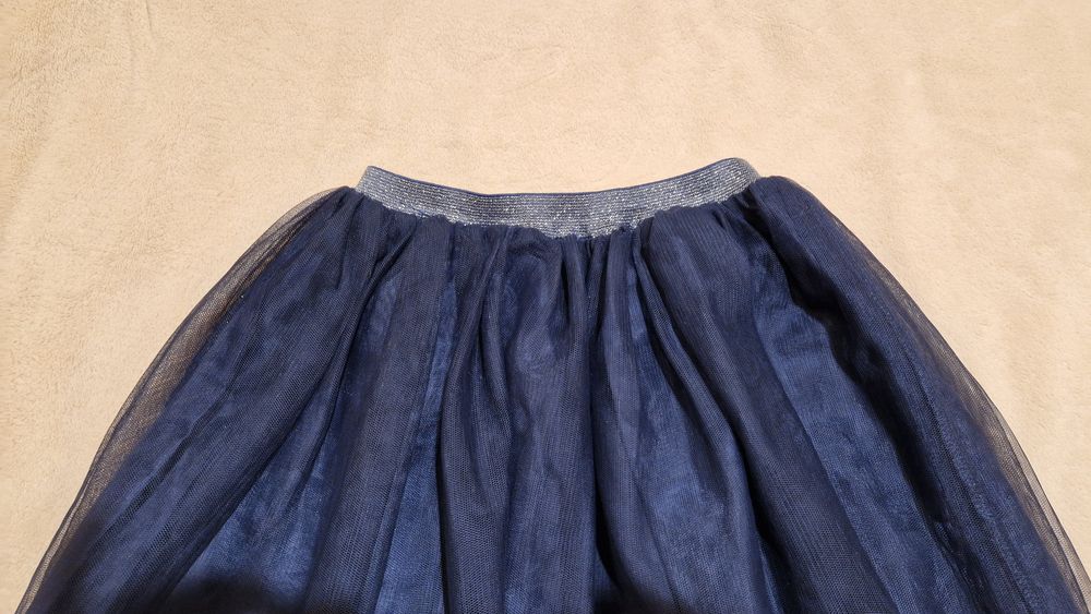 Spódnica tiulowa dziewczęca granatowa 122