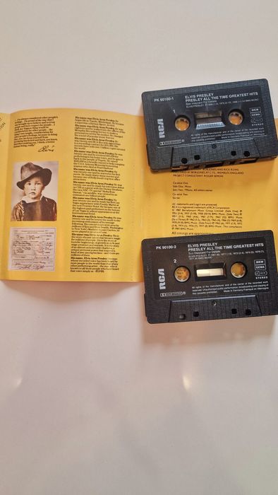 Cassete dupla Elvis Presley 1987