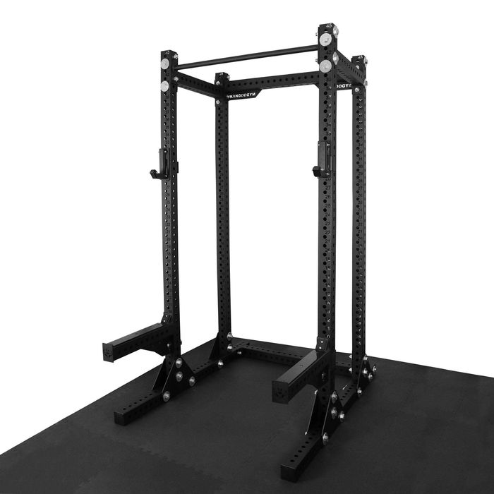 Half rack 80x80x3 + stacja DIP + landmine + haki + belki / klatka