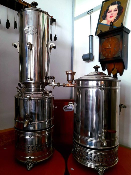 Máquina de café dupla Francesa