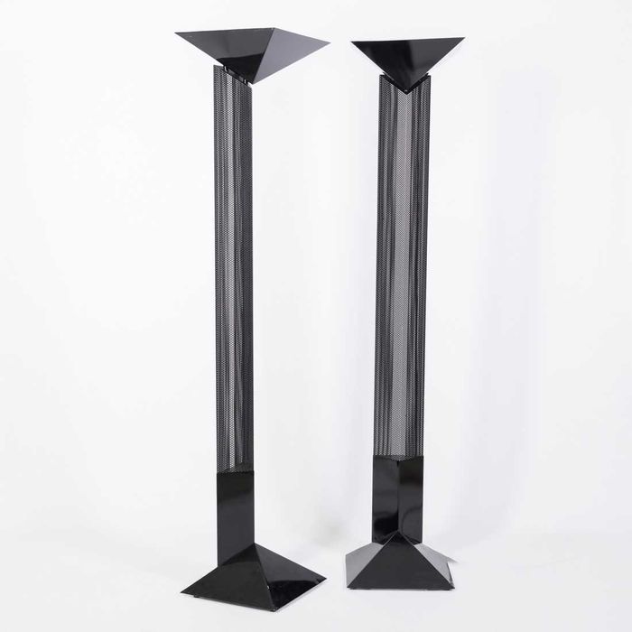 Par de Candeeiros de Mesa em Prata