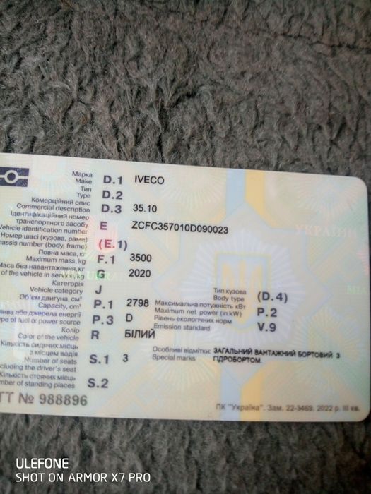 Івеко дейлі вантажний