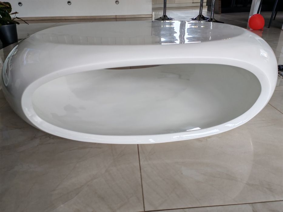 Stolik kawowy biały połysk