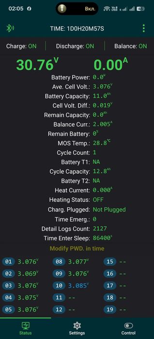 Ogniwa 18650, 3250mAh