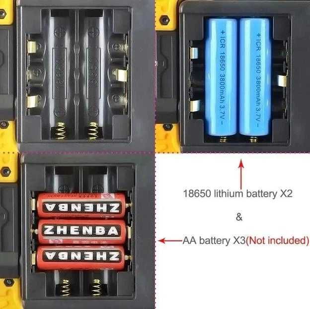 Ліхтарик прожектор світлодіодний L802-20W