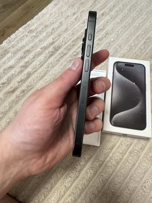 Iphone 15 pro 128 black titan neverlock