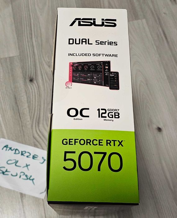 NOWA Karta graficzna Asus Dual GeForce RTX 5070 OC 12GB