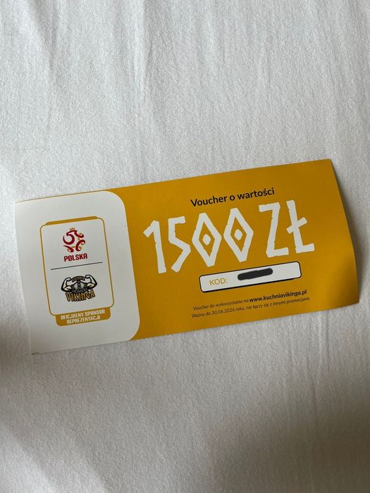 Sprzedam voucher kuchnia Vikinga