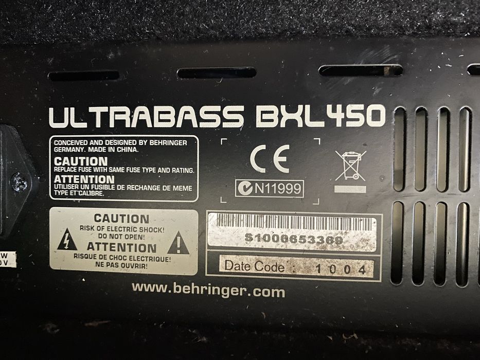 combo basowe Behringer Ultrabass BXL450.
