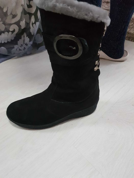 Сапоги женские брльшого размера на широкую ногу