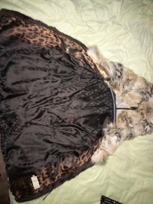 Норковая шуба с капюшоном