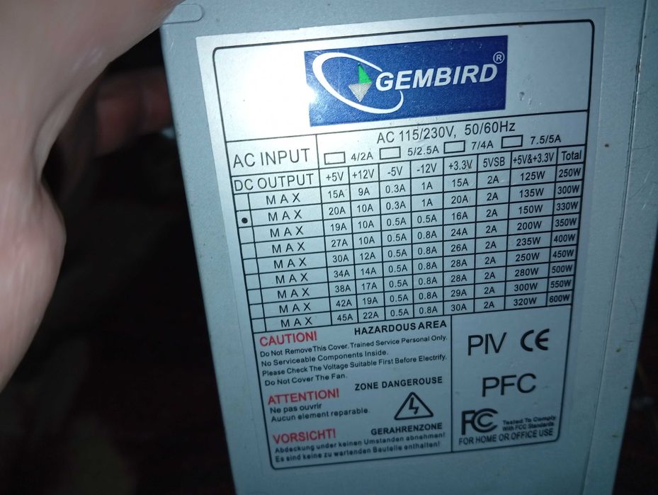 Компьютерные блоки питания по 300W