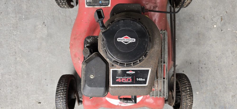 Máquina de cortar relva a gasolina