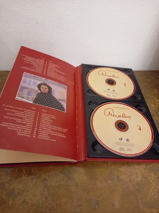 Conjunto de oito CD de AMÁLIA RODRIGUES