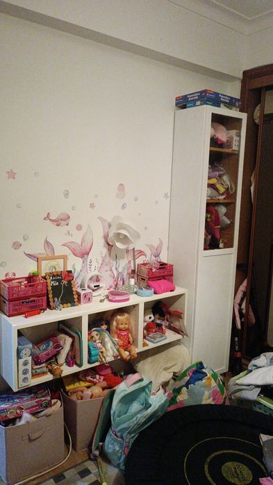 Arrumação IKEA duas estantes