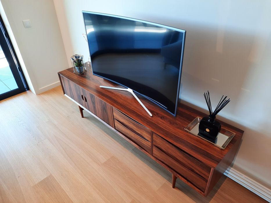 Movel Tv Nórdico Pau Ferro Mate