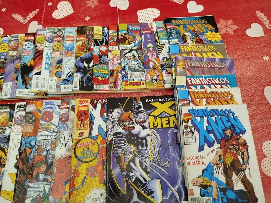 MEGA LOTE X-MEN (43 Revistas) | Anos 90 Ed. Abril Portugal (Inclui 2x Nº1!)