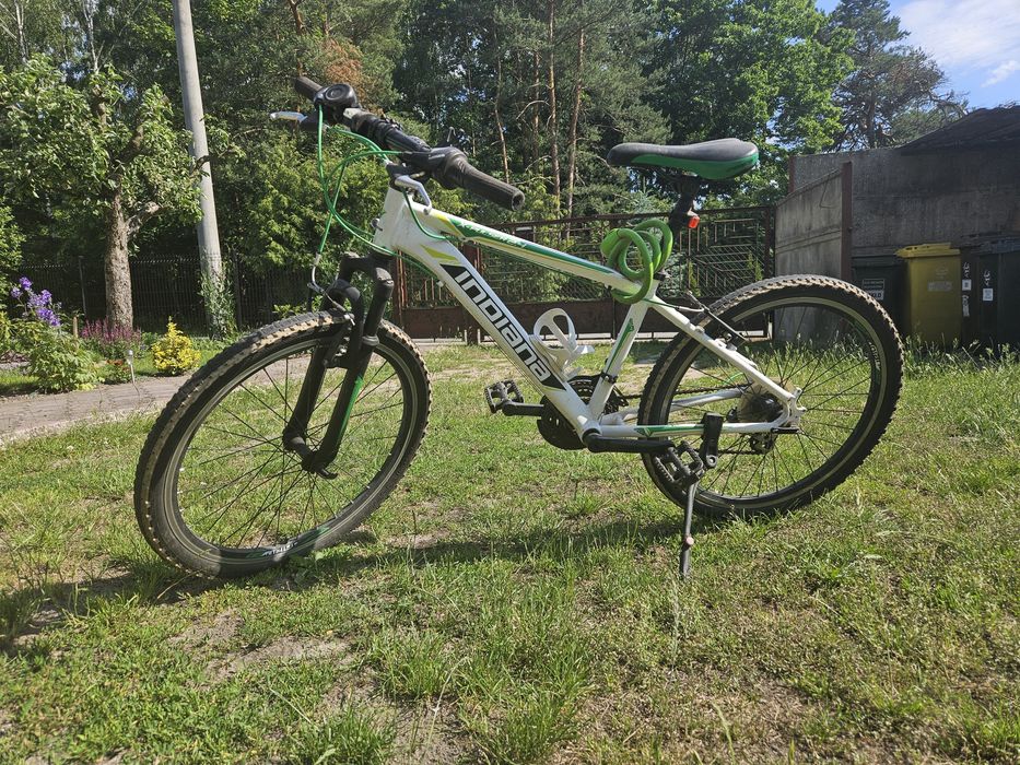 Rower górski Indiana MTB (Biało-Zielony)
