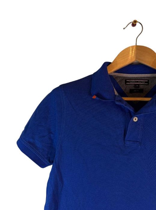 Koszulka polo Tommy Hilfiger niebieska z logiem m