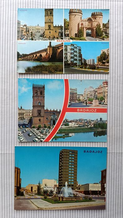 POSTAIS: Estremoz, Aveiro, Braga, S. M. Agraço, Ponte Lima, Nazaré