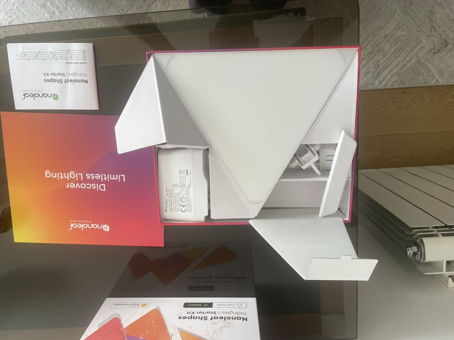Nanoleaf 9 shapes triangles starter kit + audio module