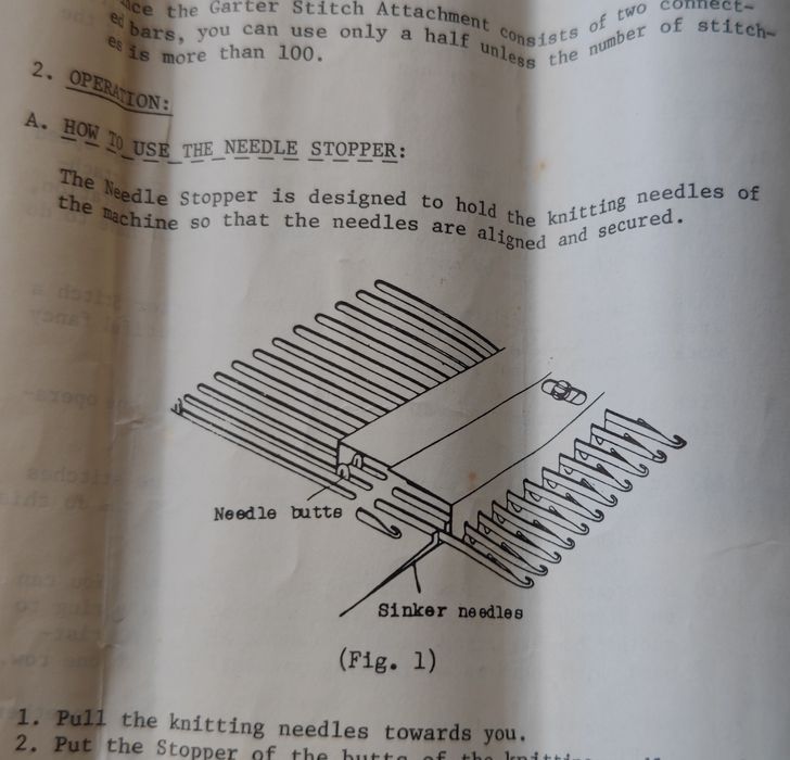 Гартер бар для в’язальних машин 5-го класу