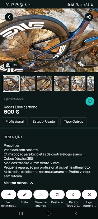 Acessórios para bicicletas oportunidades