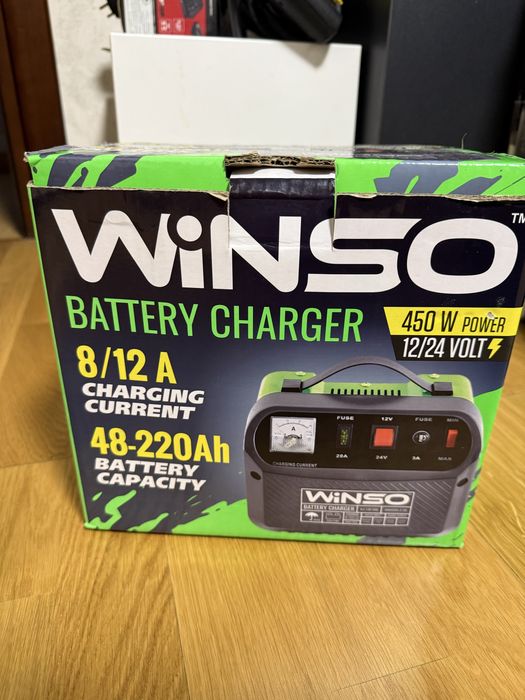 Зарядний пристрій Winso 12/24V 8/12A для акумуляторів (новий)