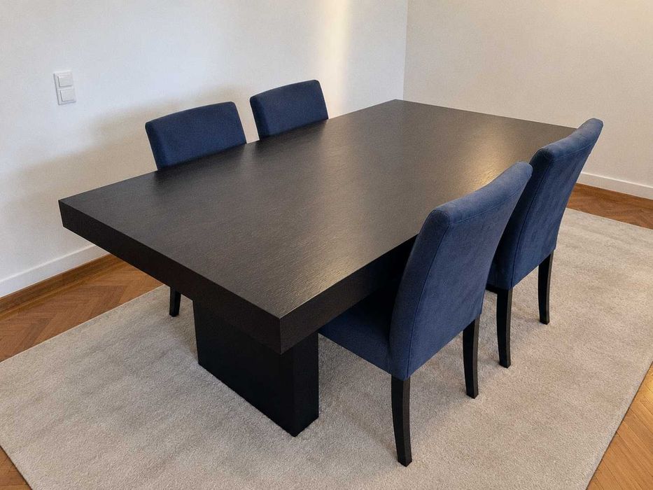 Mesa de Jantar 180x100 cm + 6 Cadeiras | Produção Paços de Ferreira