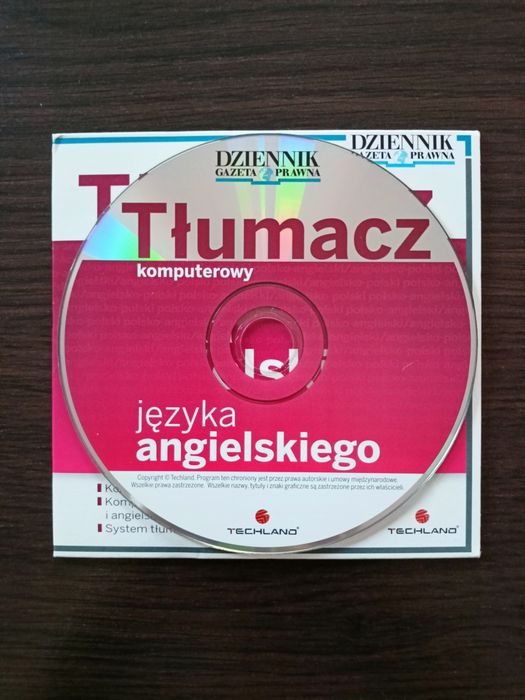 Tłumacz komputerowy języka angielskiego - Płyta CD STAN IDEALNY
