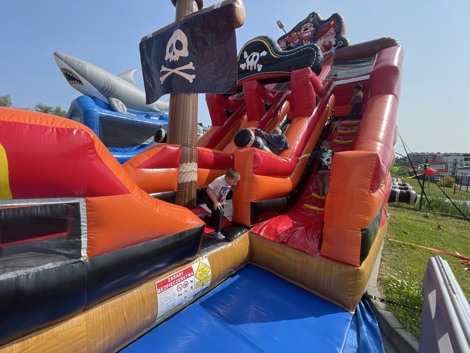 Dmuchańce, Atrakcje na imprezy na wynajem, zjeżdżalnia dmuchana
