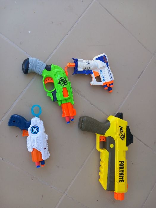 5 pistolas da Nerf