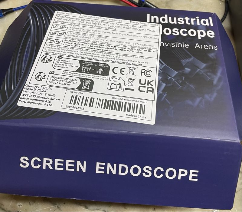 Endoscope digital com ecrã