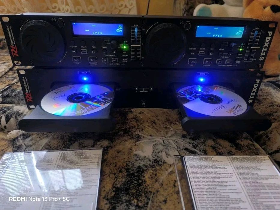 Power Dynamics PDX115. Новий! Audio CD/ MP3 CD / 2-USB /2- SD  card.