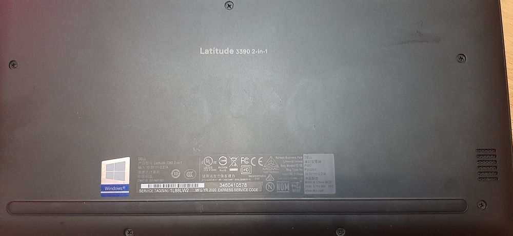 Ноутбук-планшет (Трансформер 2-в-1 Dell Latitude 3390)