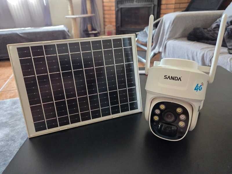 Câmara de Vigilância Solar 4G PTZ Sanda SD-4856