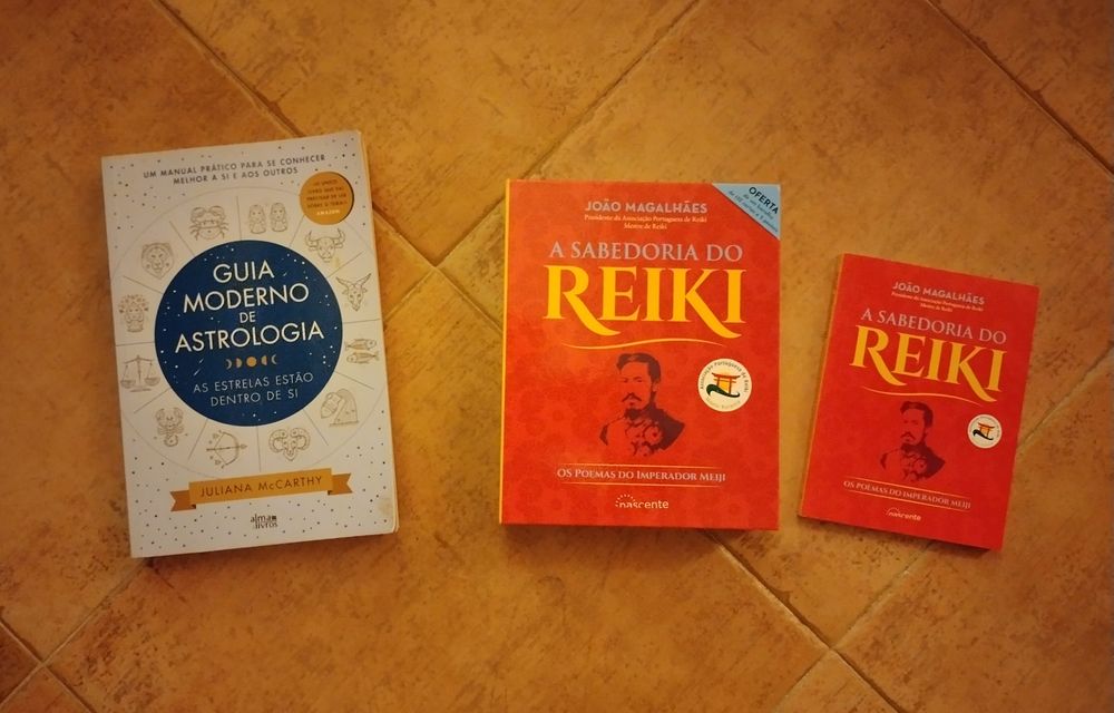 Livros Tarot, Xamanismo, Astrologia, Reiki, medicina energética, etc.