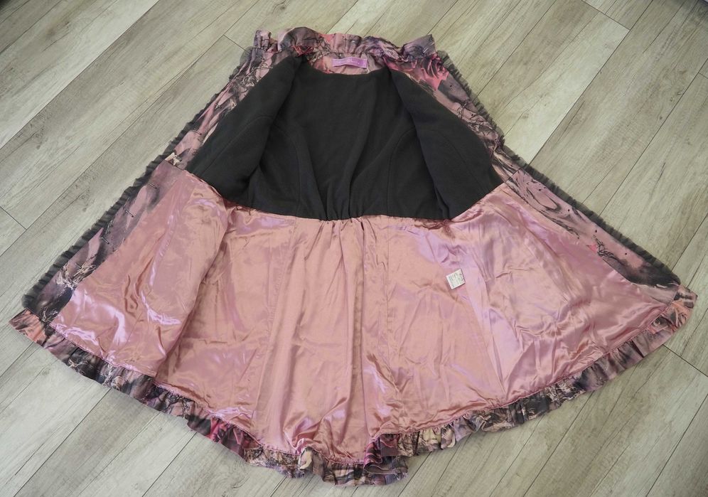 Spicy Vanilla_rose coat_płaszcz ocieplany_rozmiar L