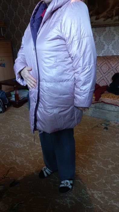 Продам двухстороннюю куртку осень- зима размер 52