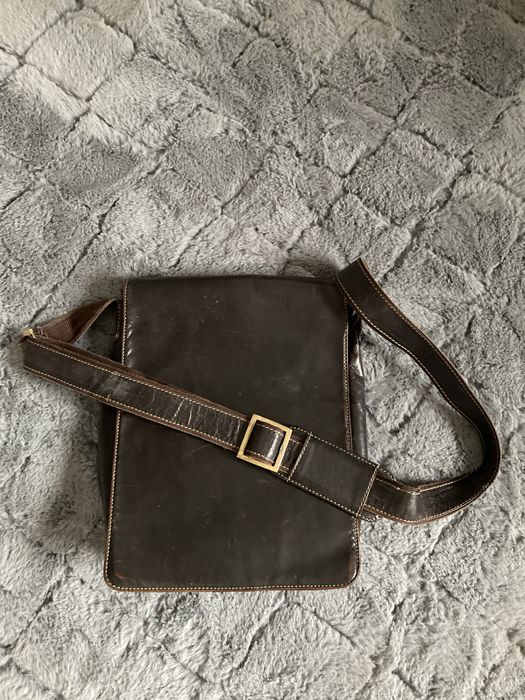 Torba listonoszka VISCONTI gruba porządna skóra