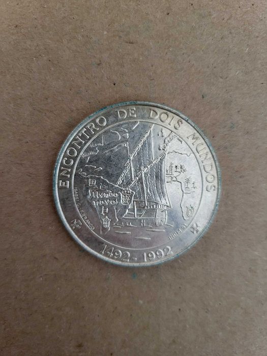 Moeda de 1000 Escudos - Encontro Dois Mundos
