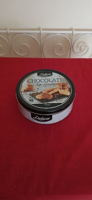 Lata de biscoitos Deluxe, vazia