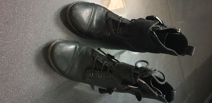 Zara Girls botki dziewczęce skóra naturalna rozm. 33