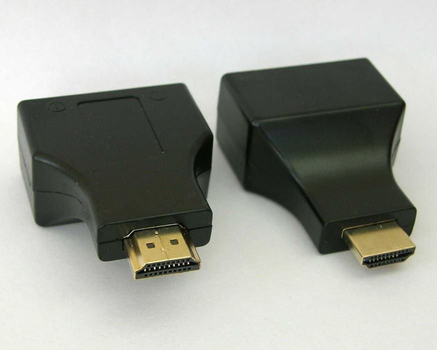 HDMI удлинитель-переходник до 30м через витую пару CAT-5/6Е
