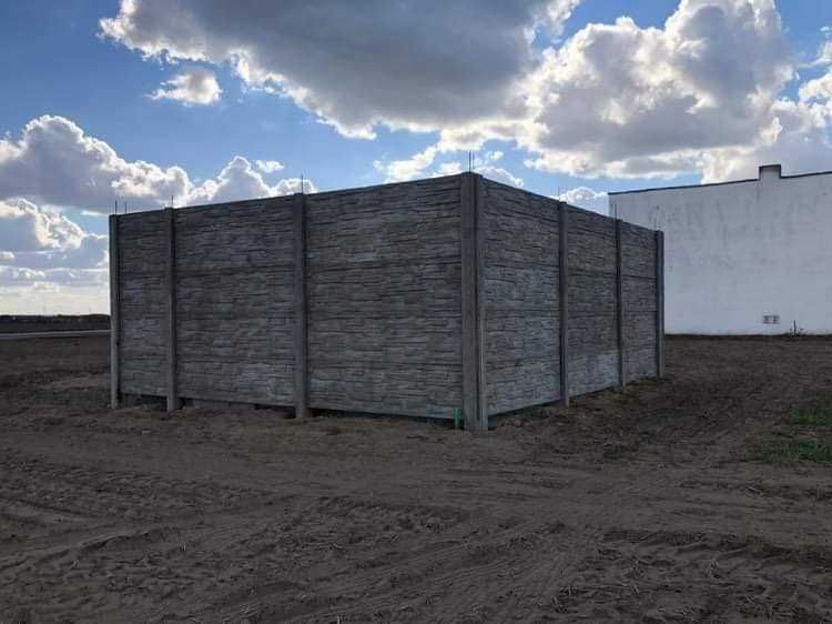 Garaż Wiata Ogrodzenie betonowe  panelowe